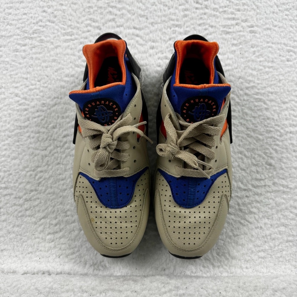 Nike Air Huarache Sneaker Men's 9 Rattan Hyper Royal Lifestyle Shoes DD1068-200